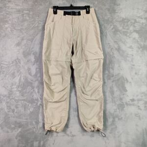 Mountain Hardwear Pants Women 10 Tan Chino Convertible Fishing Hiking Outdoor